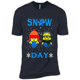 Snow Day Shirt For Detroit Lions Vs Minion Fans pingpong