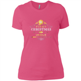 First Christmas as a Uncle - Christmas Family - Ladies' Boyfriend T-Shirt