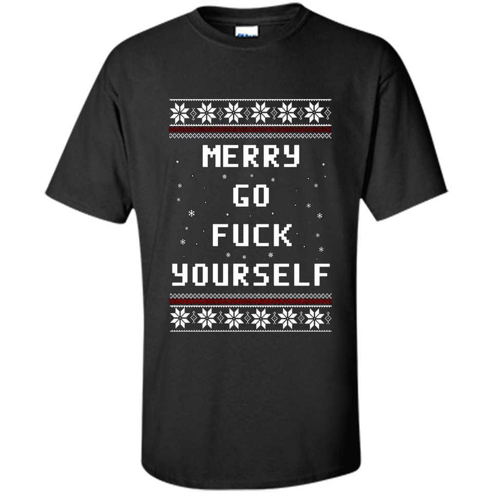 Merry go fuck yourself Christmas sweatshirt PINGPONG