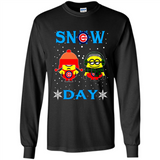 Snow Day Shirt For Chicago Cubs Vs Minion Fans pingpong