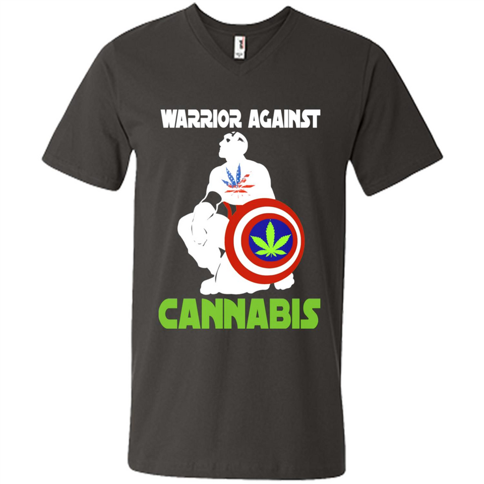 warrior against cannabis - Men's V-Neck