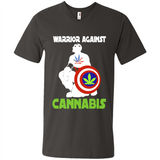 warrior against cannabis - Men's V-Neck
