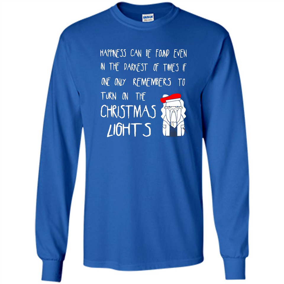 Christmas Ugly Sweater Christmas Lights - Long Sleeve T-Shirt