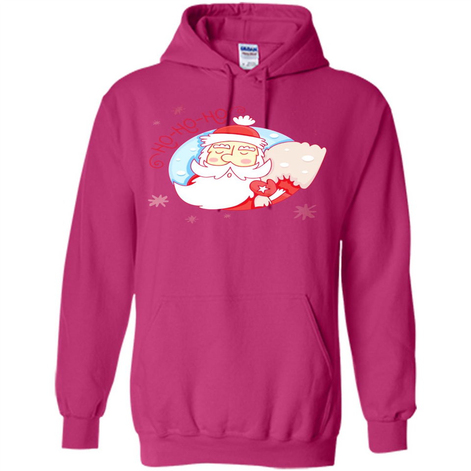 Cute Santa Claus Ho Ho Ho - Hoodie