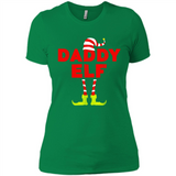 Mens Daddy Elf T-Shirt Funny Matching Christmas Costume - Ladies' Boyfriend T-Shirt