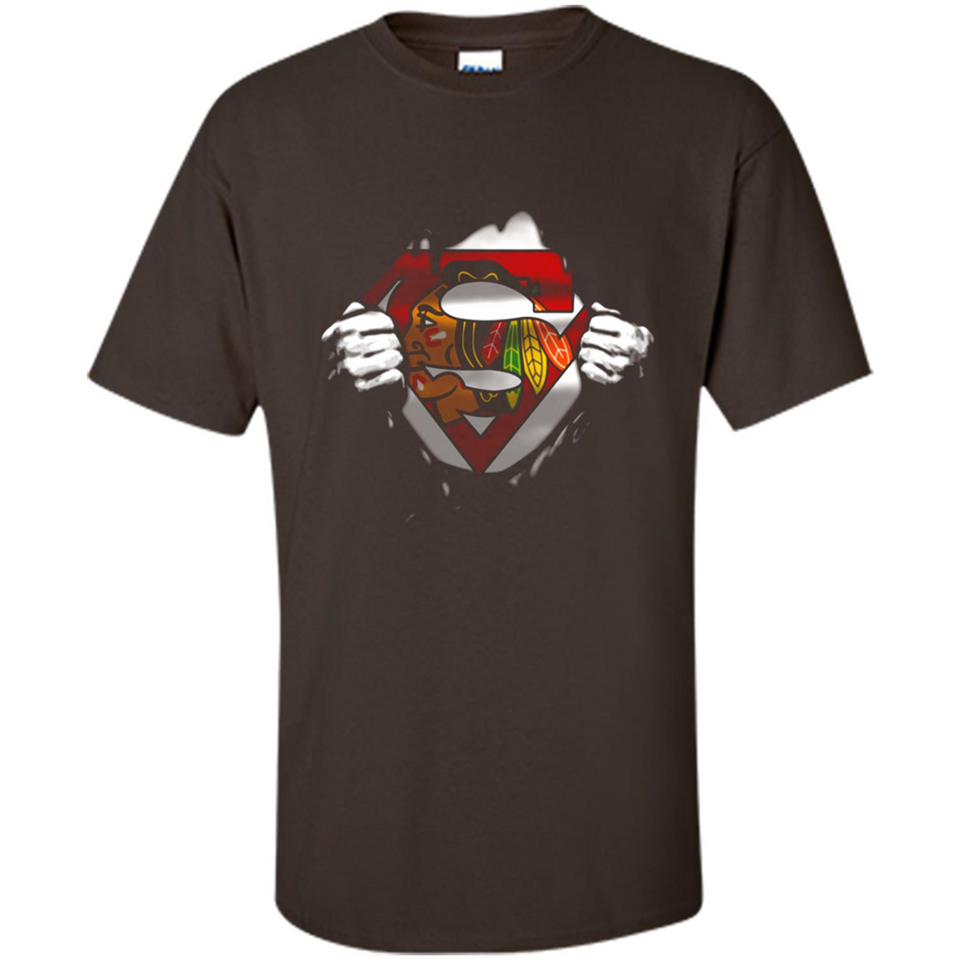 Chicago Blackhawks And Superman Fans - Shirt