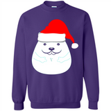 Funny Hamster Christmas t-shirt Santa Hat - Sweatshirt