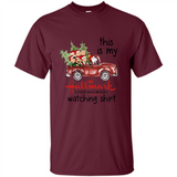 Snoopy This Is My Hallmark Christmas Movies Watching T-Shirt - Shirt