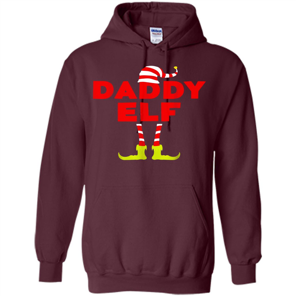 Mens Daddy Elf T-Shirt Funny Matching Christmas Costume - Hoodie