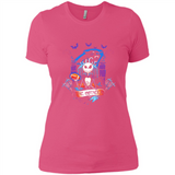 Carolina Panthers Halloween The Nightmare Before Christmas - Ladies' Boyfriend T-Shirt