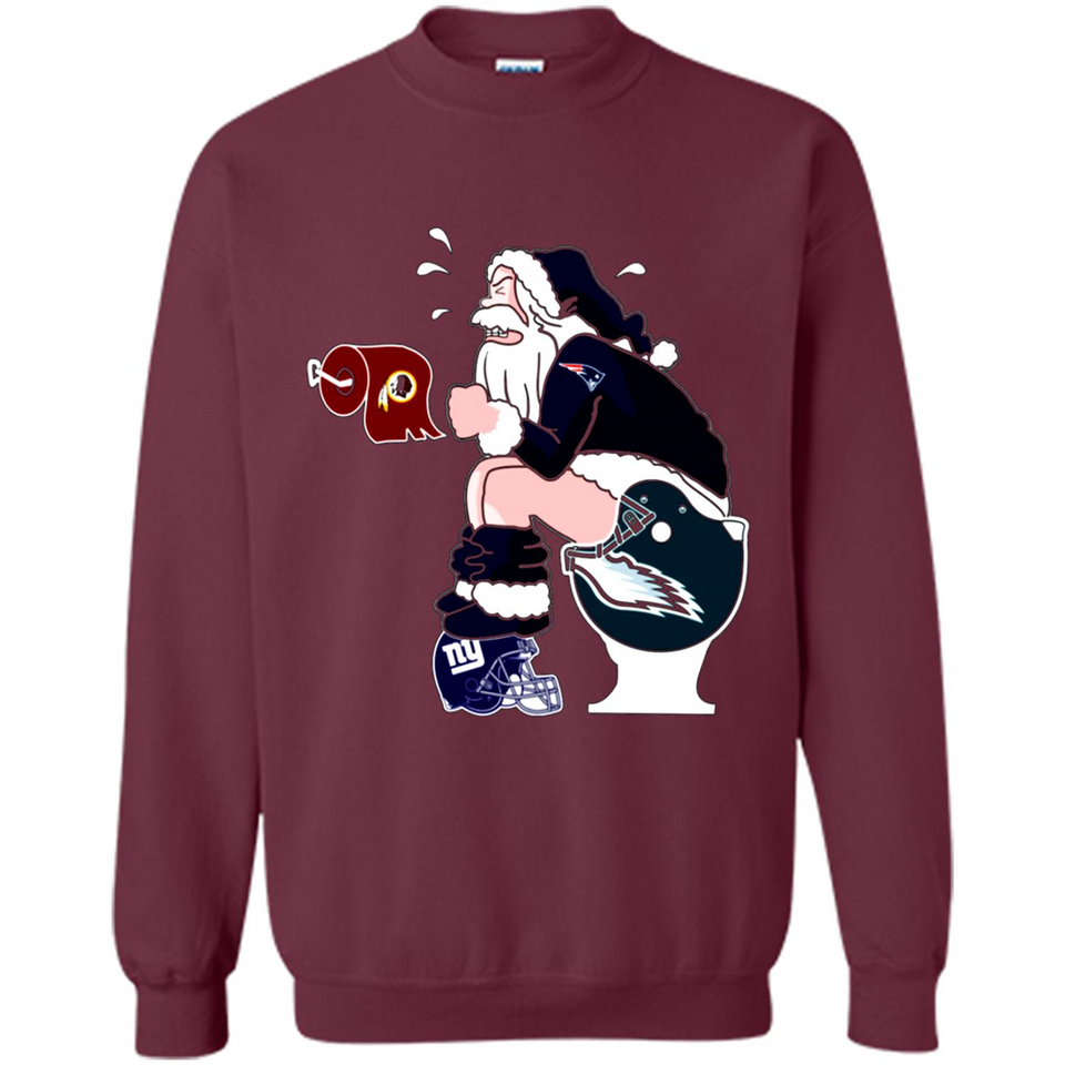 New England Patriots Toilet Santa Claus PINGPONG