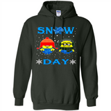 Snow Day Shirt For Detroit Lions Vs Minion Fans pingpong
