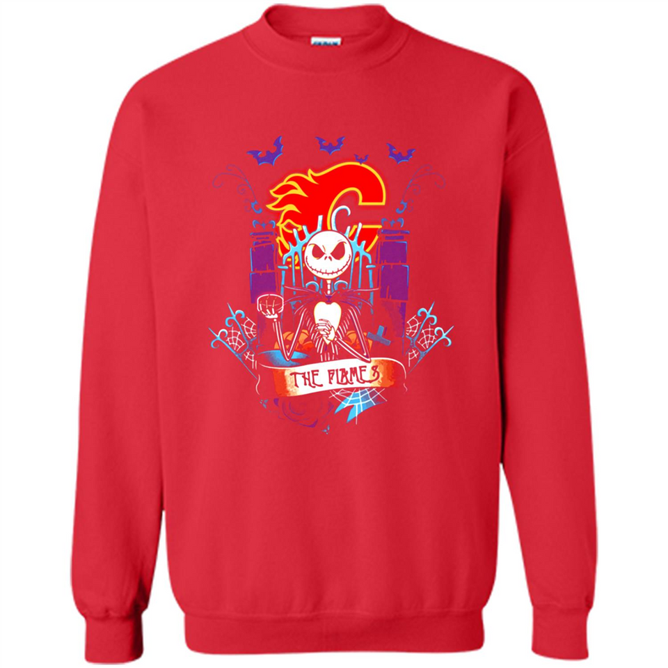 Calgary Flames Halloween The Nightmare Before Christmas - Sweatshirt