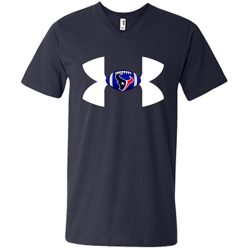 Houston Texans Under Armour Logo - Men's V-Neck