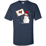 Tampa Bay Buccaneers Snowman Funny