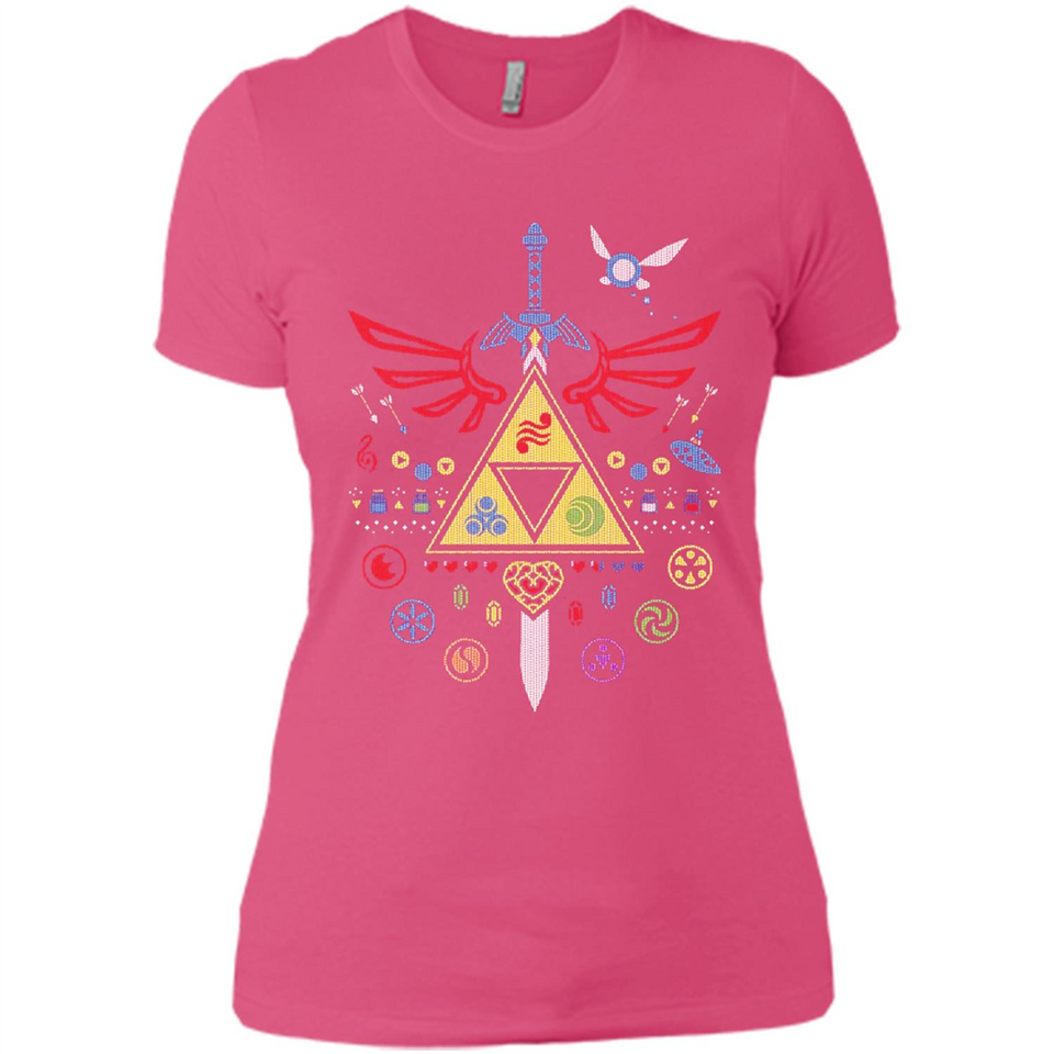 Song of Christmas Time the Legend of Zelda Ugly Sweater Perfect Christmas - Ladies' Boyfriend T-Shirt