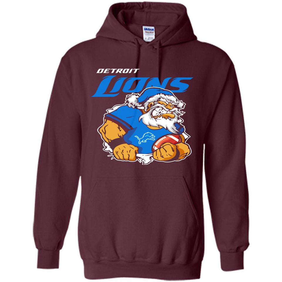 Grumpy Santa Claus Detroit Lions Football Team PINGPONG