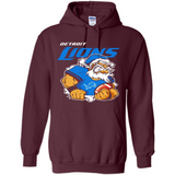 Grumpy Santa Claus Detroit Lions Football Team PINGPONG