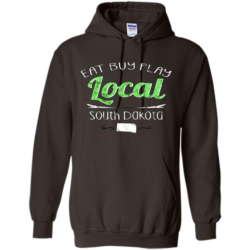 Eat Buy Play Local South Dakota Distressed PING PONG