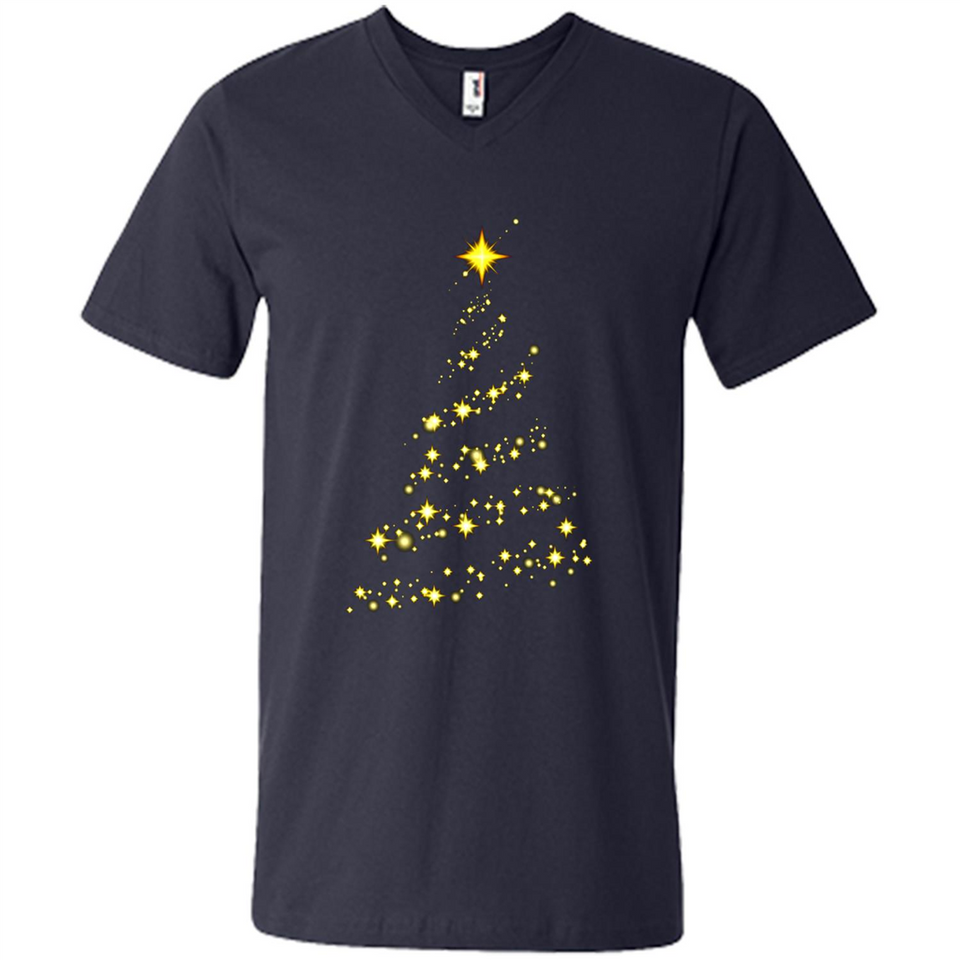 Modern Christmas Tree Light Led Merry Xmas Mug PINGPONG - Men's V-Neck
