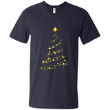 Modern Christmas Tree Light Led Merry Xmas Mug PINGPONG - Men's V-Neck