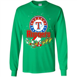 Snoopy Christmas Texas Rangers - Long Sleeve T-Shirt