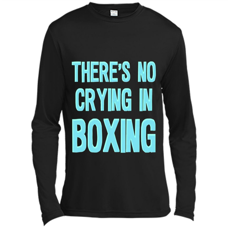 There's no crying in boxing - Canvas Long Sleeve T-Shirt