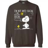 Snoopy I'm Not Anti-Social I Am Selectively Social