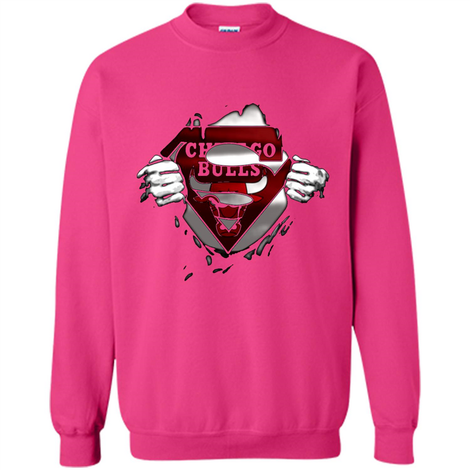 Chicago Bulls And Superman Fans - Sweatshirt