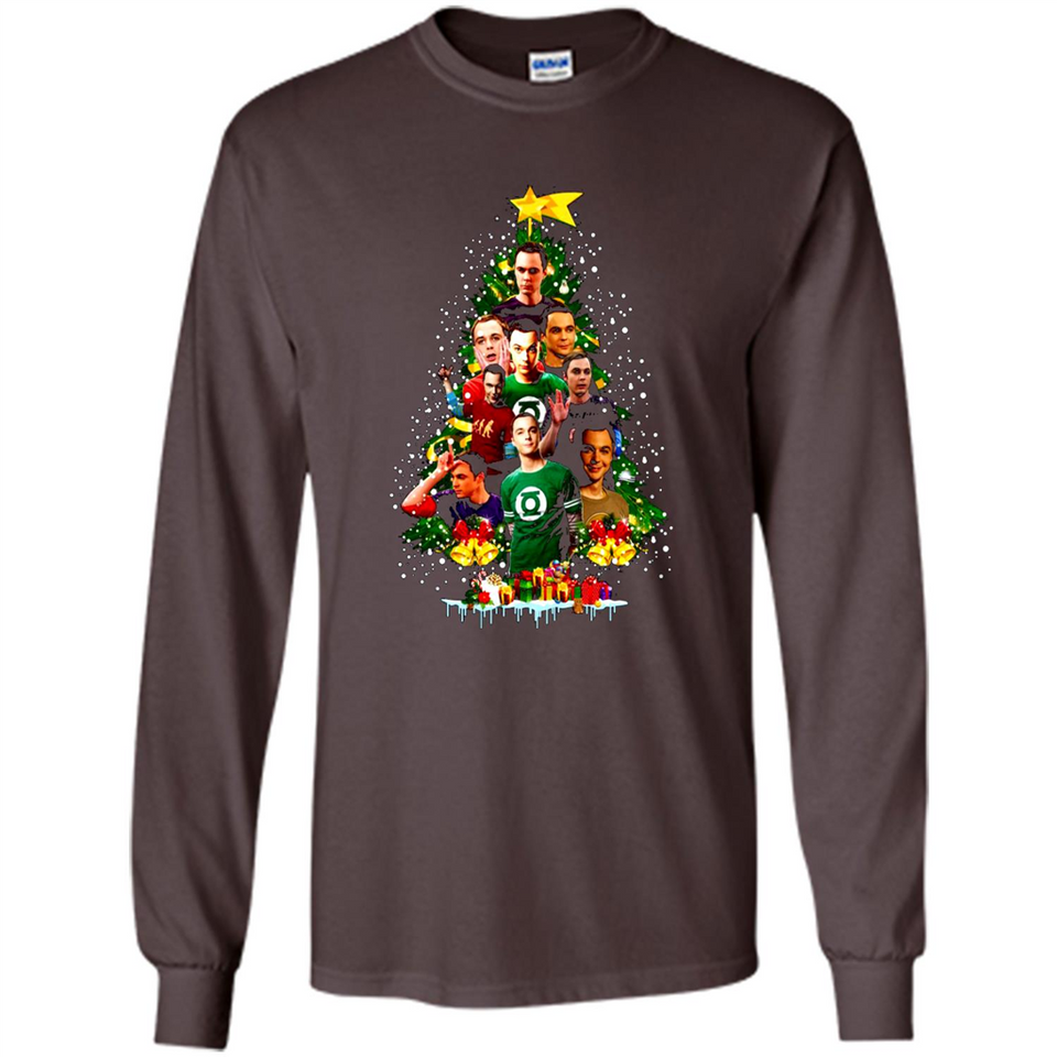 Sheldon Cooper Christmas tree sweater PINGPONG