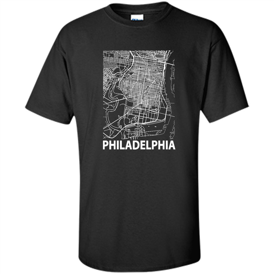 Philadelphia Pennsylvania City Map Souvenir