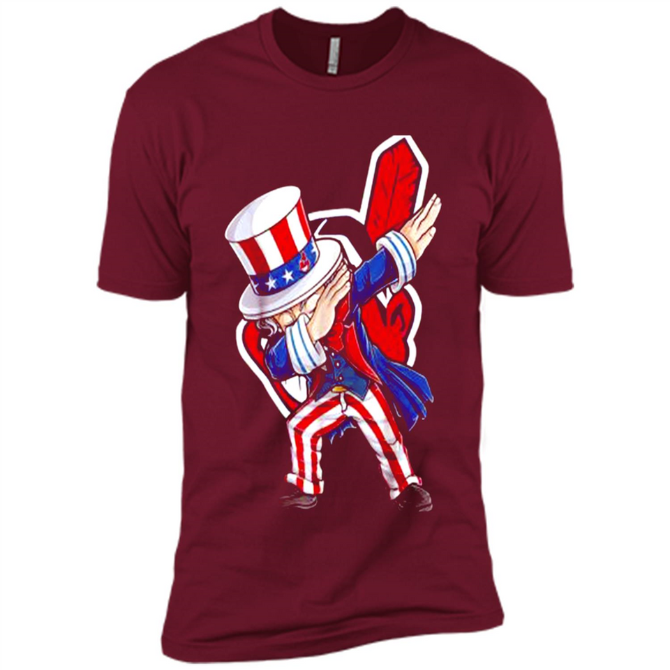 MLB CLEVELAND INDIANS UNCLE SAM DABBING INDEPENDENCE DAY
