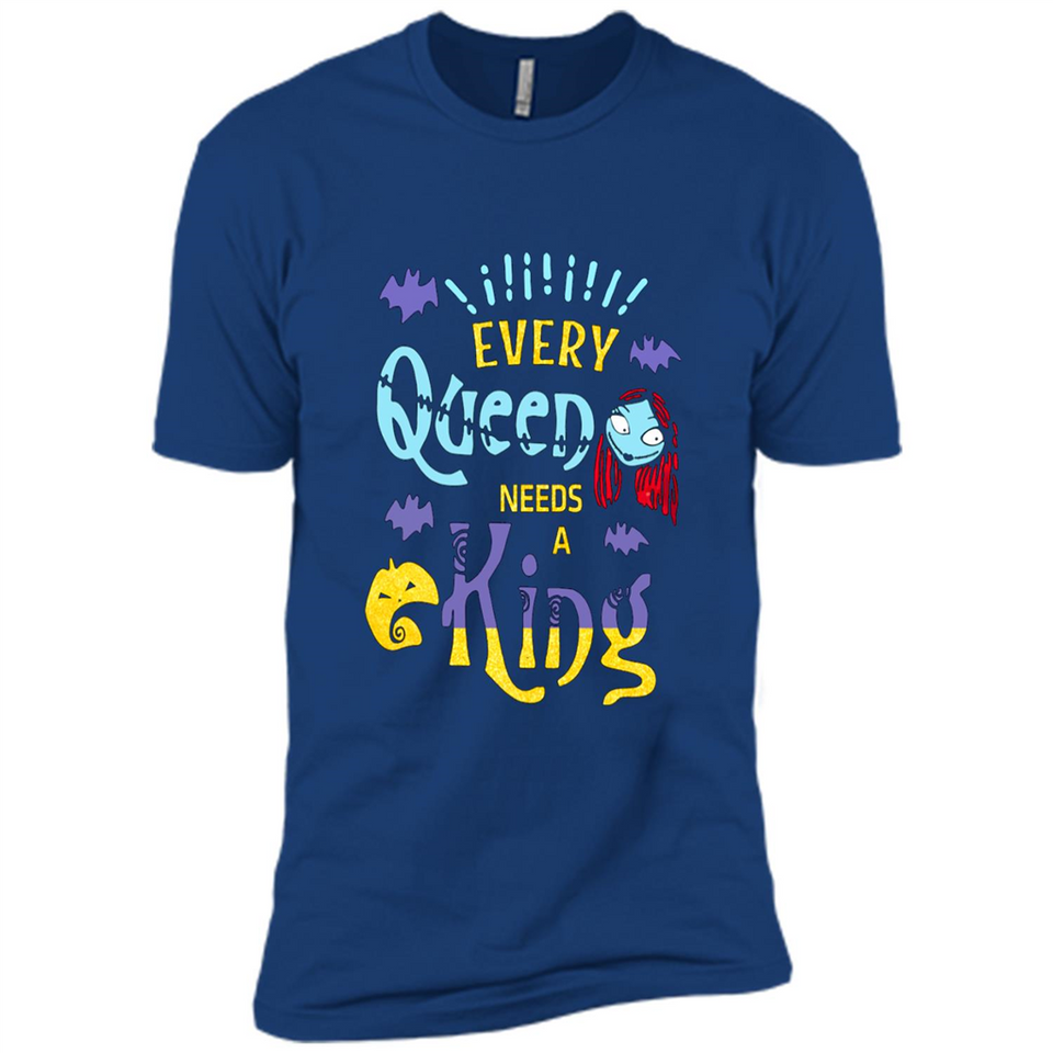 Nightmare Before Christmas Shirt - Sally Glitter Shirt - Every Queen needs a King PINGPONG