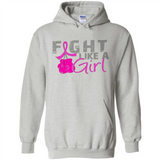 Fight Like A Girl Breast Cancer Awareness - Hoodie