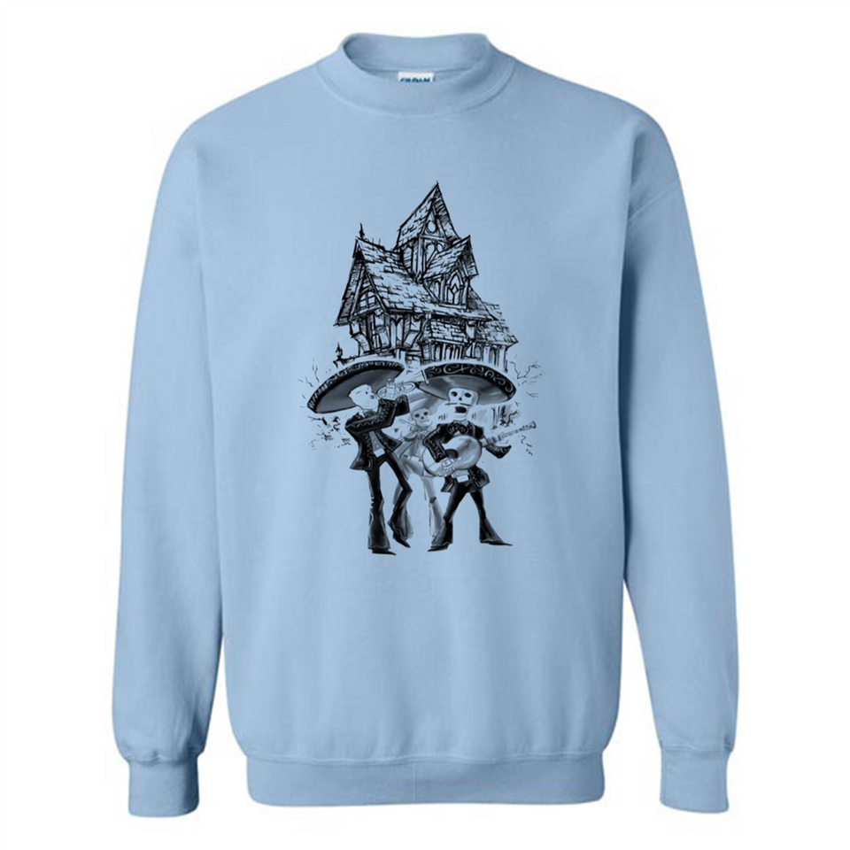 Mariachi Skeleton Shirt Dia De Los Muertos Tequila - Sweatshirt