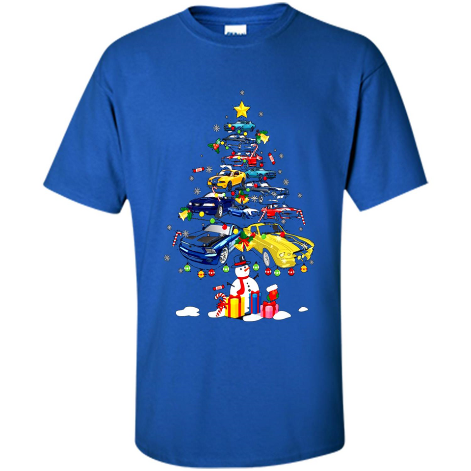 Mustang Tree Christmas Sweatshirt PINGPONG