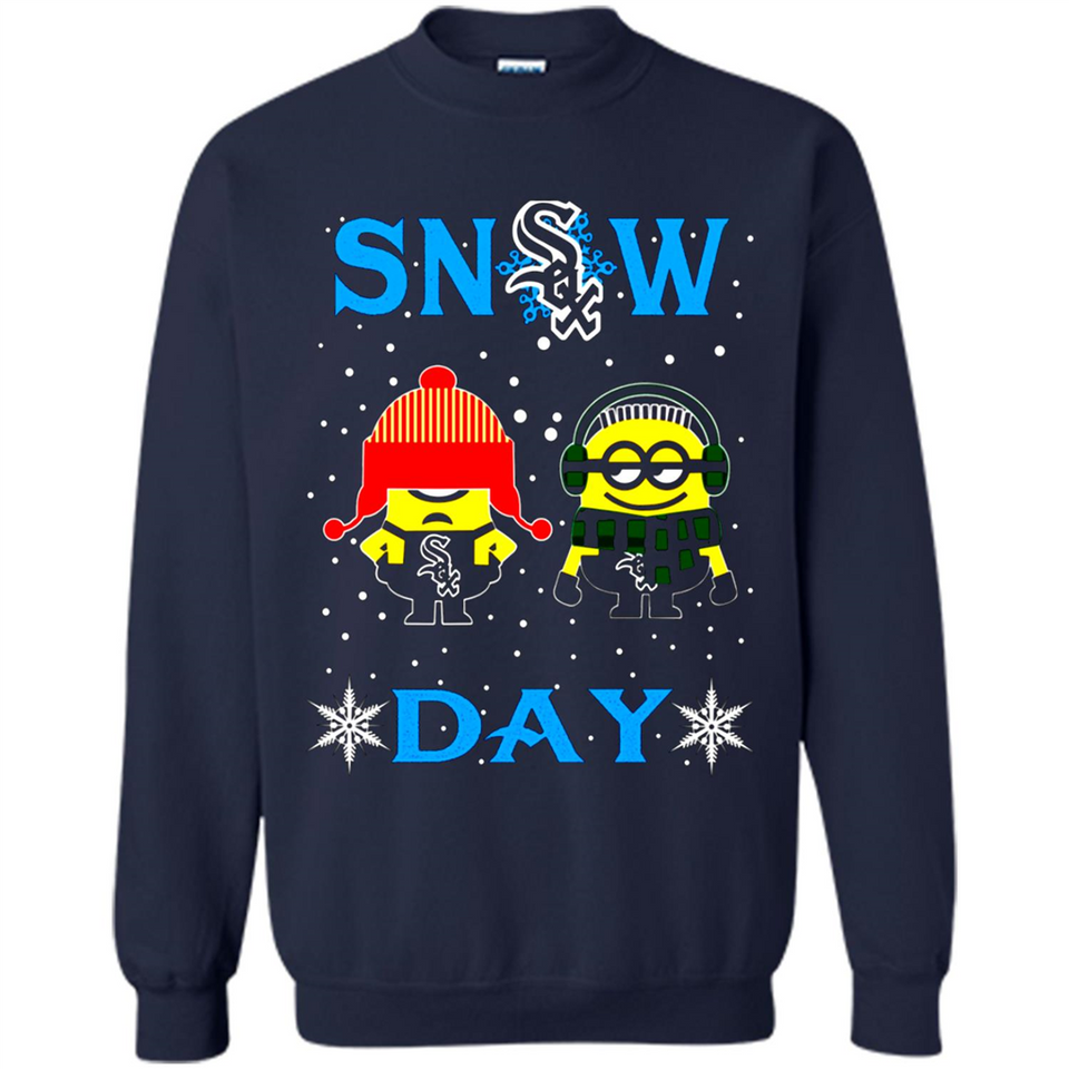 Snow Day Shirt For Chicago White Sox Vs Minion Fans pingpong