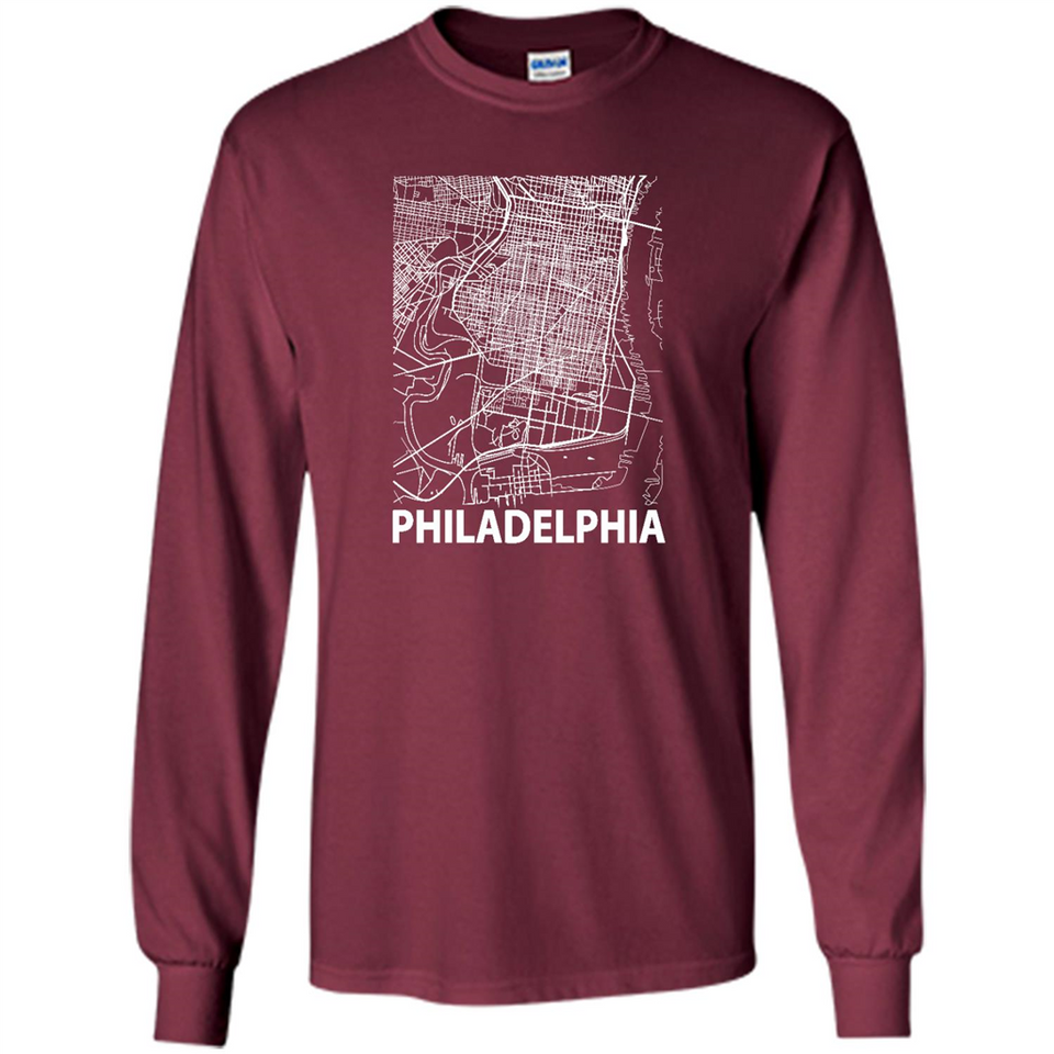 Philadelphia Pennsylvania City Map Souvenir