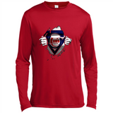 Chicago Cubs And Superman Fans - Canvas Long Sleeve T-Shirt
