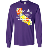 Paradise California Strong Camp Fire Youth T-Shirt PINGPONG - Long Sleeve T-Shirt
