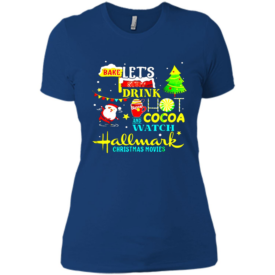 Santa claus i just want to bake stuff and waych christmas movi PINGPONG - Ladies' Boyfriend T-Shirt