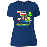 Santa claus i just want to bake stuff and waych christmas movi PINGPONG - Ladies' Boyfriend T-Shirt