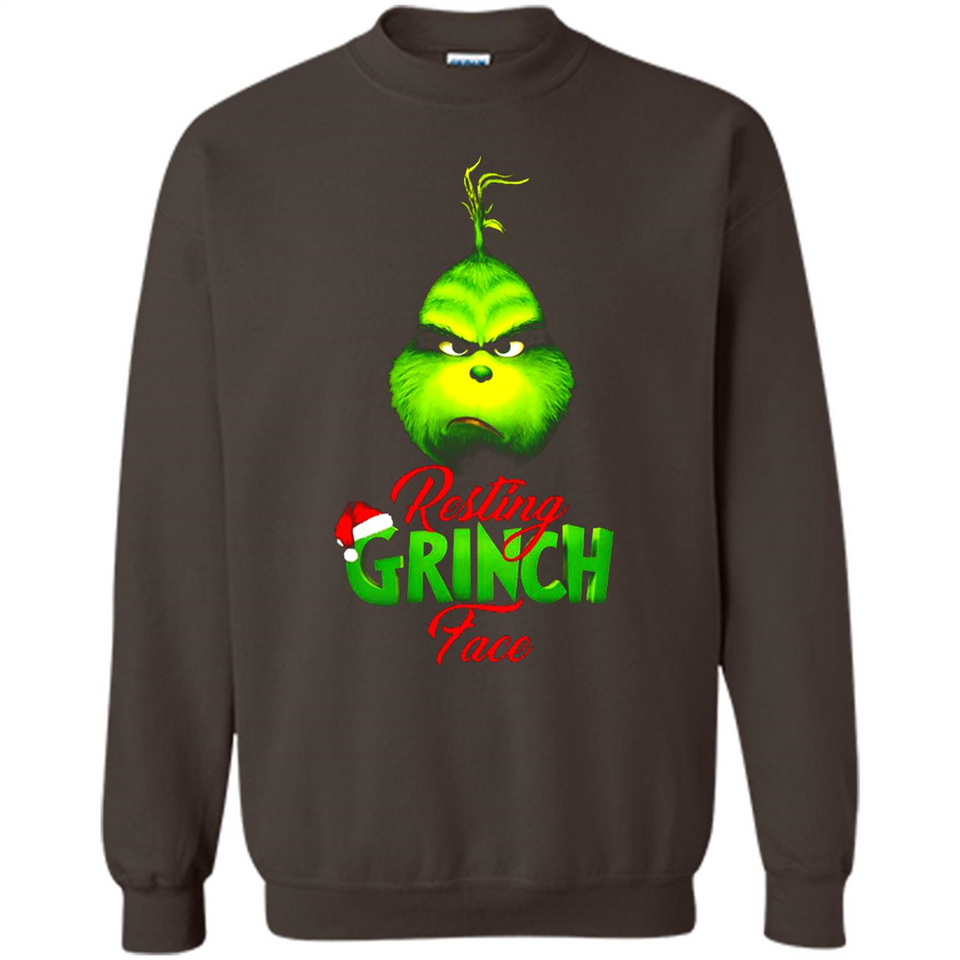 Resting Grinch Face Shirt PINGPONG - Sweatshirt