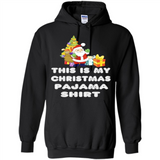 This is My Christmas Pajama Shirt - Santa Bear Tree Gift Tee