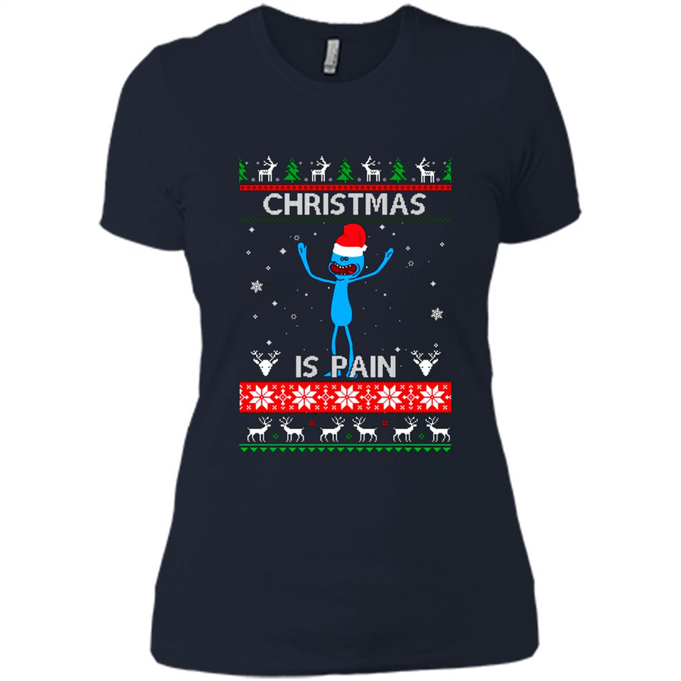 Mr Meeseeks Christmas Is Pain – Rick and Morty Christmas Sweater PINGPONG