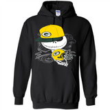 Jack Skellington The Nightmare Before Christmas-Packers Football - Hoodie