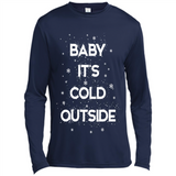 Baby It’s Cold Outside Christmas - Canvas Long Sleeve T-Shirt