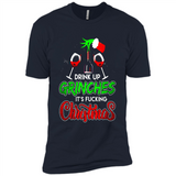 Drink Up Grinches It_s Fucking Christmas Funny Sweatshirt - Premium Short Sleeve T-Shirt