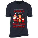 Never Underestimate A December Woman Watches Hallmark Movies Sweatshirt PINGPONG