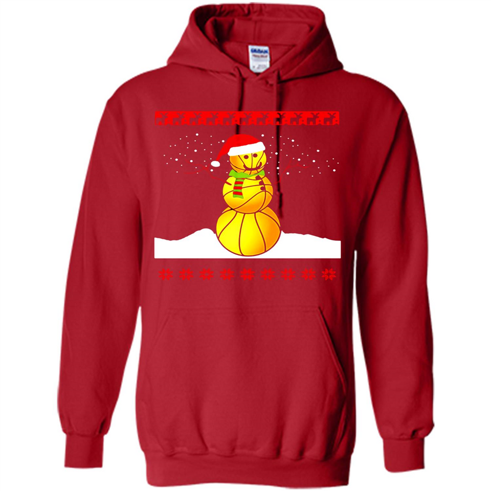 Basketball Santa Funny Christmas - Hoodie